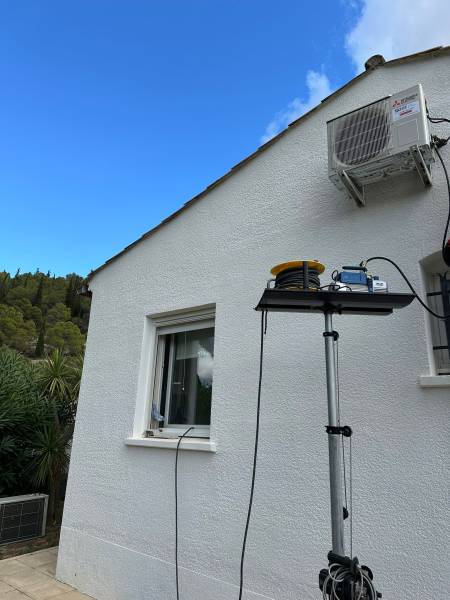 Installation d’une pompe à chaleur air/air Mitsubishi HR35 avec mise en service complète à Portel-des-Corbières (Aude) proche Narbonne dans l'Aude (11)